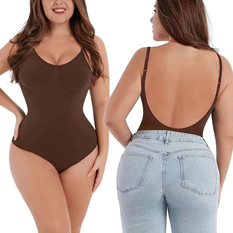 Seamless Backless Sculpting Bodysuit ✨