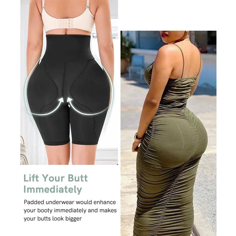 BBL Shorts Underwear Women Fake Asses Tummy Control Butt Lifte Breathable Hip Pads Panties Buttocks Enhancer Body Shapewear